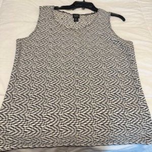 Chico's Top-Black/Cream